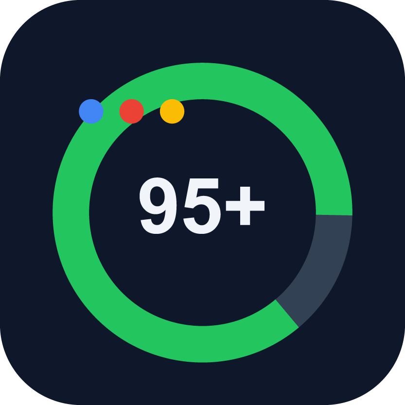 Google PageSpeed 95